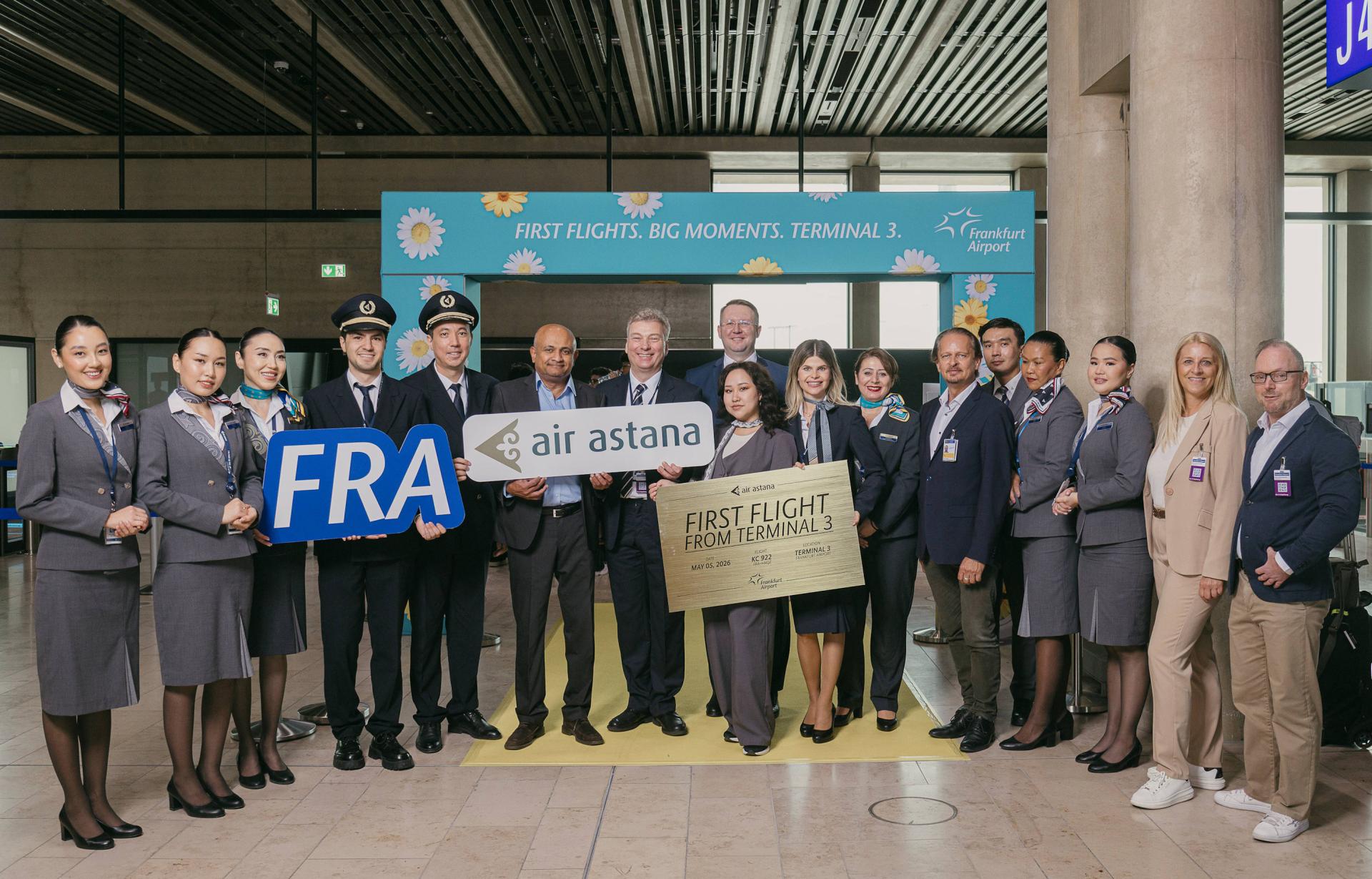 Immagine Air Astana debutta nel nuovo Terminal 3 dell’Aeroporto di Francoforte