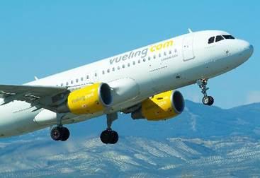 Immagine di sfondo della pagina Vueling, torna il Roma Fiumicino-Lampedusa