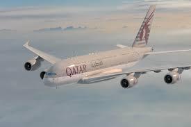 Immagine di sfondo della pagina Torna a volare l'A380 di Qatar Airways