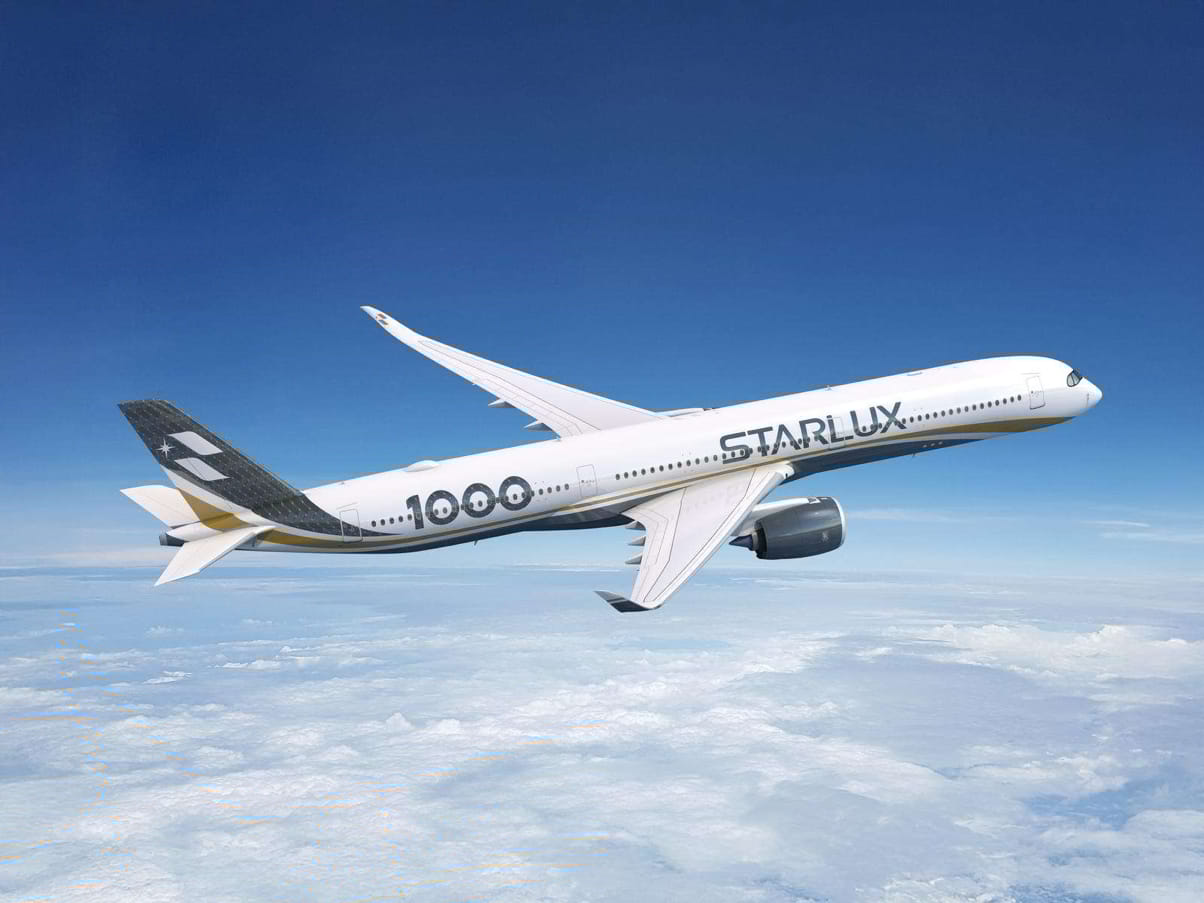 Immagine di sfondo della pagina STARLUX ordina dieci A350-1000