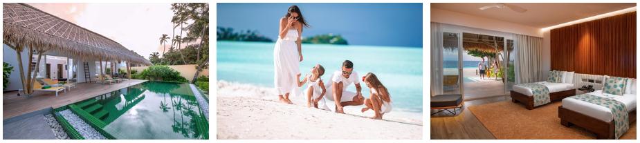 Immagine di sfondo della pagina Emerald Maldives Resort 10 nuove Family Beach Villa