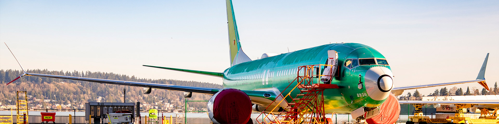 Immagine di sfondo della pagina Innovazione, sostenibilità e servizi: la roadmap Boeing a Le Bourget