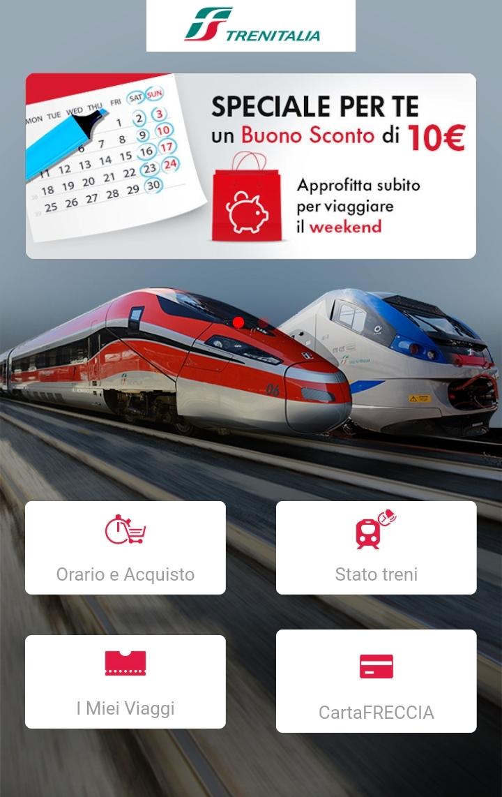 Immagine di sfondo della pagina App Trenitalia si rinnova: più semplice e veloce