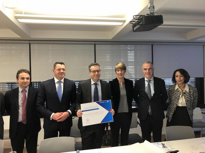 Immagine di sfondo della pagina  Welcome Travel, accesso ad NDC di Air France-KLM
