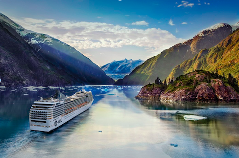 Immagine di sfondo della pagina MSC Crociere debutta in Alaska: nuove crociere da Seattle a partire dal 2026