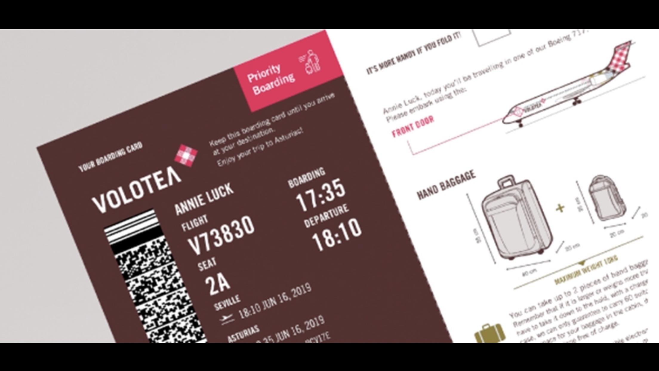 Immagine di sfondo della pagina Volotea, nuovo servizio Priority Boarding
