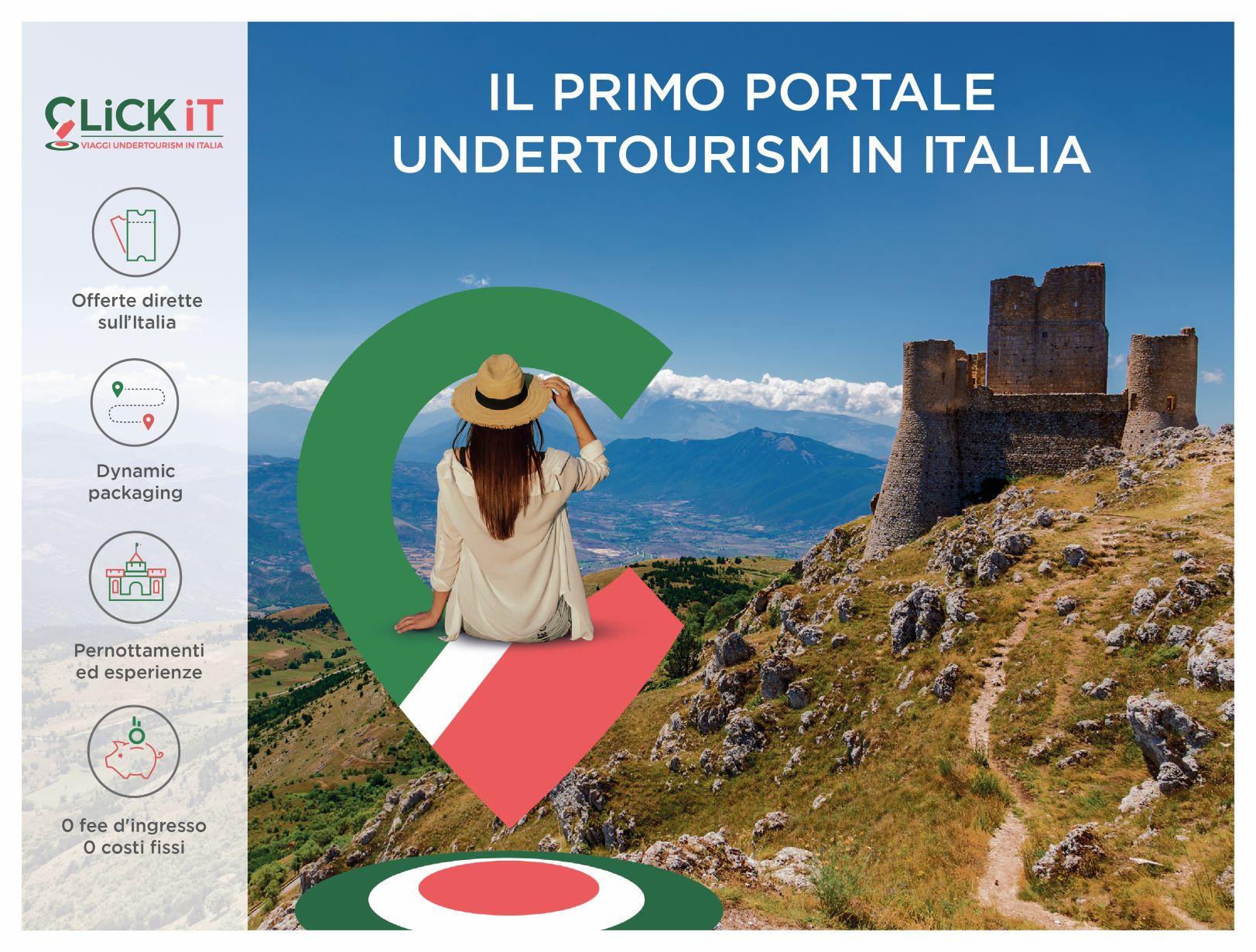 Immagine di sfondo della pagina Undertourism, debutta online Click-it.it