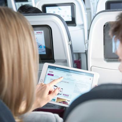 Immagine di sfondo della pagina Eurowings, 4 prodotti di start-up nel Wings Bistro