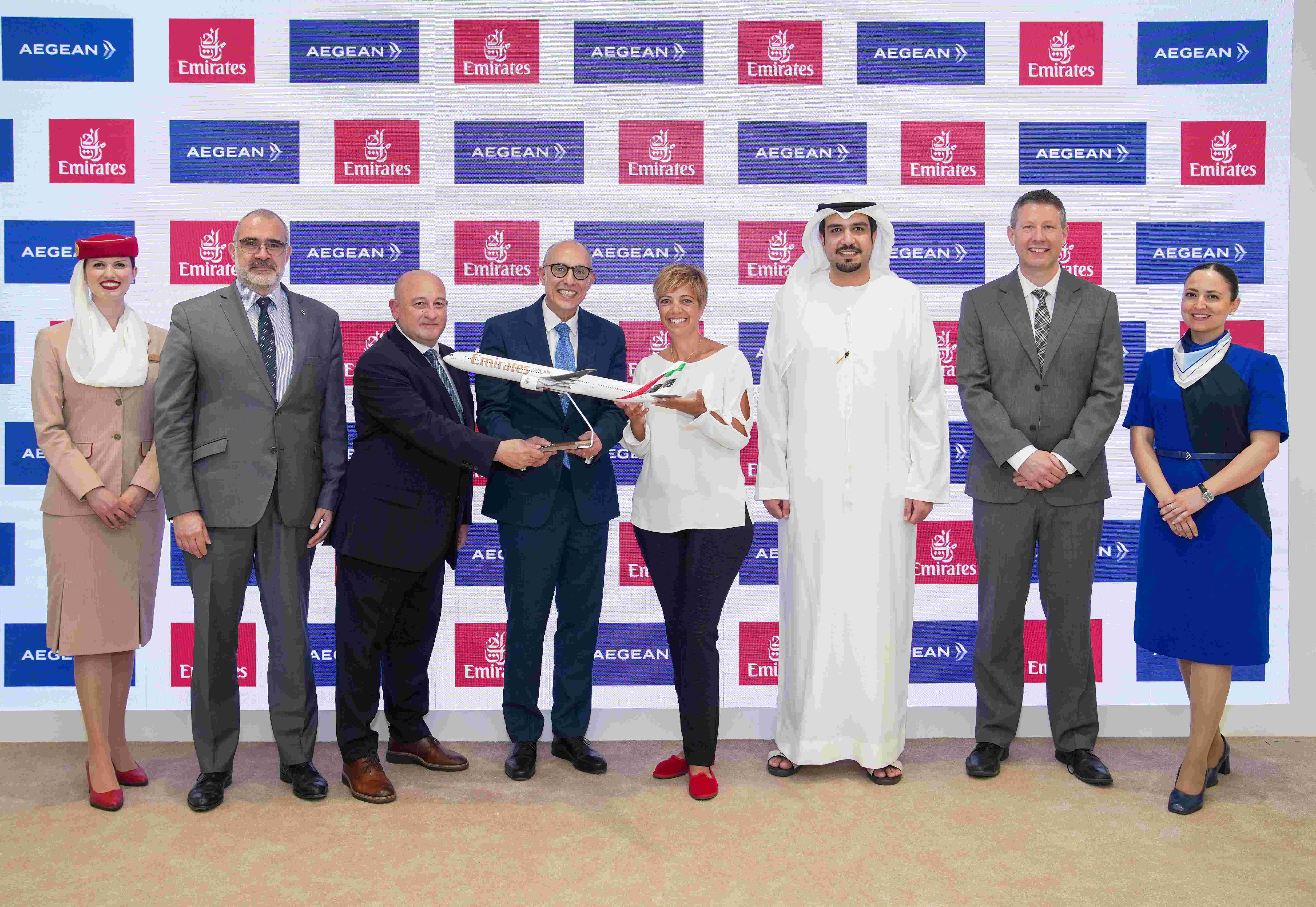 Immagine Emirates rafforza la partnership con AEGEAN: vantaggi reciproci per i frequent flyer