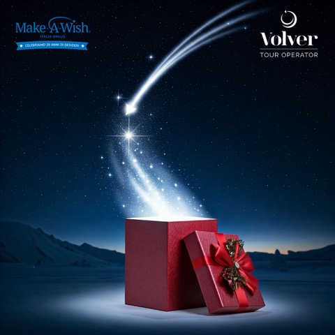 Immagine di sfondo della pagina La magia di un desiderio: Volver Tour Operator e Make-A-Wish Italia