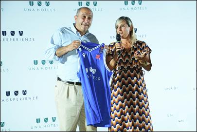 Immagine UNA Hotels conferma il sostegno a Pallacanestro Reggiana come Main Sponsor