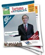 Immagine di sfondo della pagina TURISMO&ATTUALITA’: in distribuzione, e in versione SFOGLIABILE ON LINE il numero 12, aprile 2010. COVER STORY: Mario Roci, a.u. di Settemari, un marchio solido. Doppio Speciale: Cina Expo e Giappone 