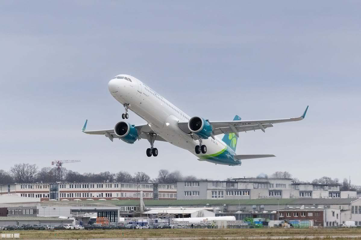 Immagine di sfondo della pagina Aer Lingus riceve il suo primo Airbus A321XLR