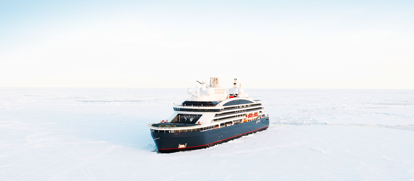 Immagine di sfondo della pagina Ponant firma la prima circumnavigazione dell’Antartide