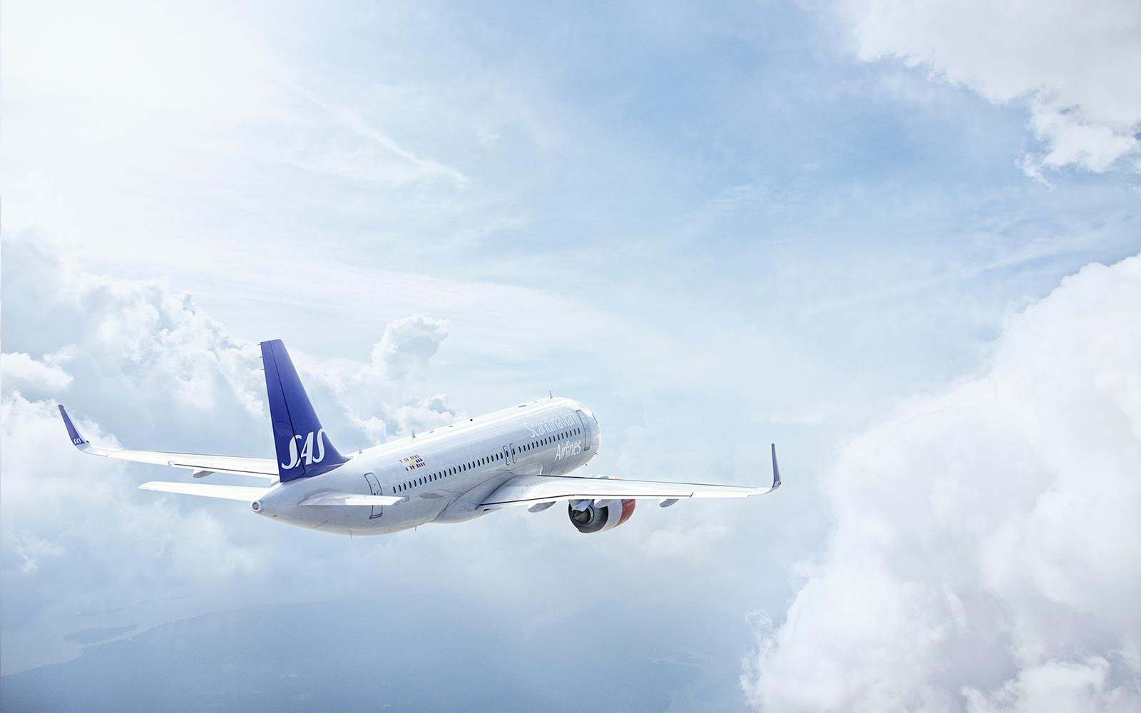 Immagine di sfondo della pagina SAS, iniziativa nordica per un'aviazione elettrica