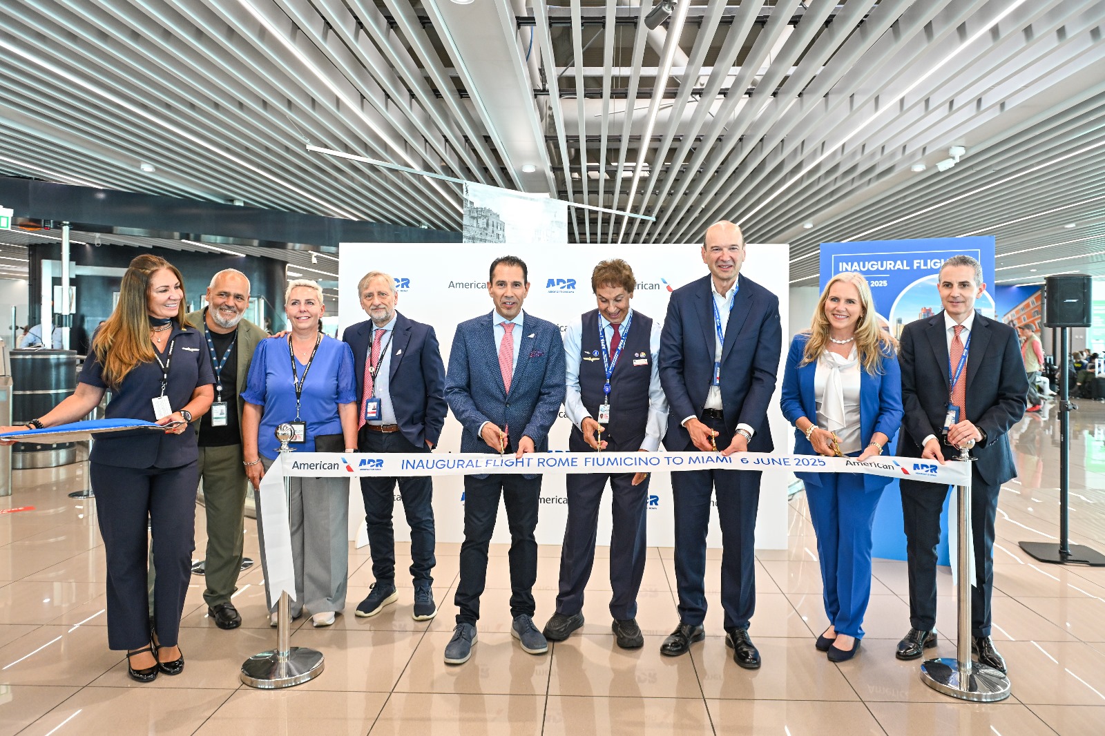 Immagine di sfondo della pagina American Airlines decolla da Roma: nuovo volo diretto per Miami fino al 25 ottobre