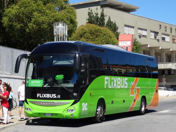 Immagine di sfondo della pagina FlixBus guarda agli Stati Uniti