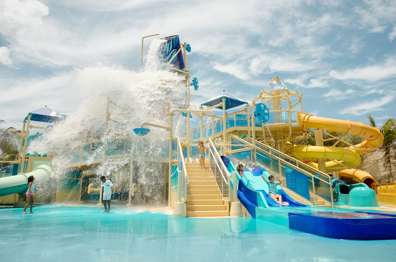 Immagine Norwegian Cruise Line, tra un mese l'inaugurazione di Great Tides Waterpark alle Bahamas