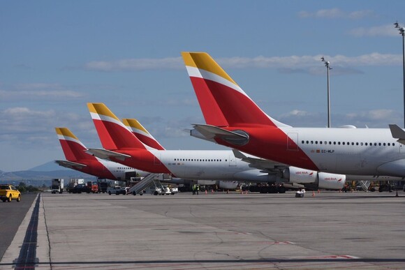 Immagine di sfondo della pagina Iberia è la compagnia aerea più puntuale in Europa