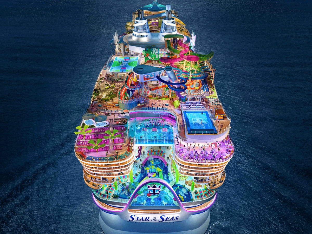 Immagine di sfondo della pagina Royal Caribbean accoglie Star of the Seas: la nuova Icon Class è salpata da Orlando