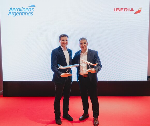 Immagine di sfondo della pagina Iberia e Aerolíneas Argentinas stringono un nuovo accordo