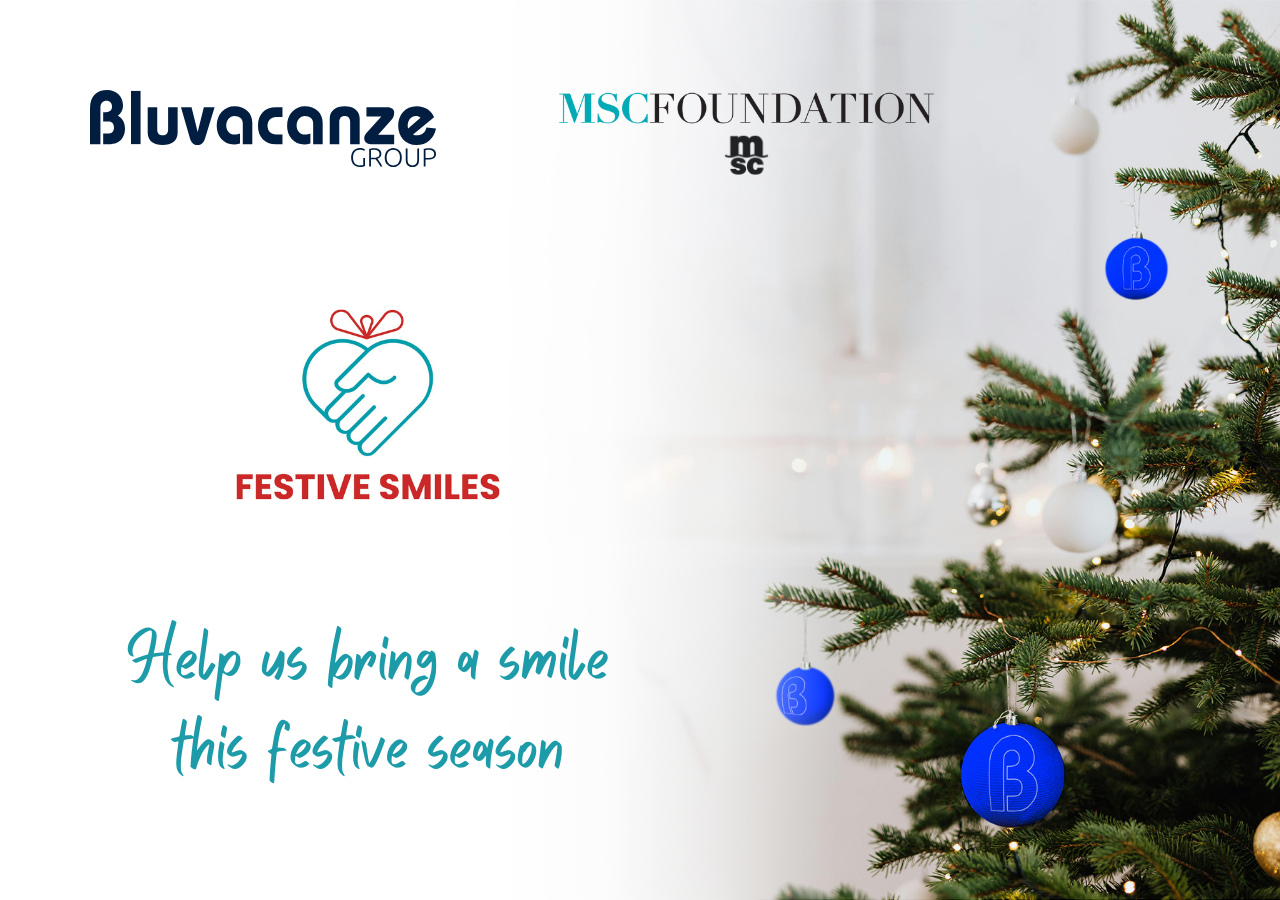 Immagine “Festive Smiles”: il Natale solidale del Gruppo Bluvacanze con MSC Foundation