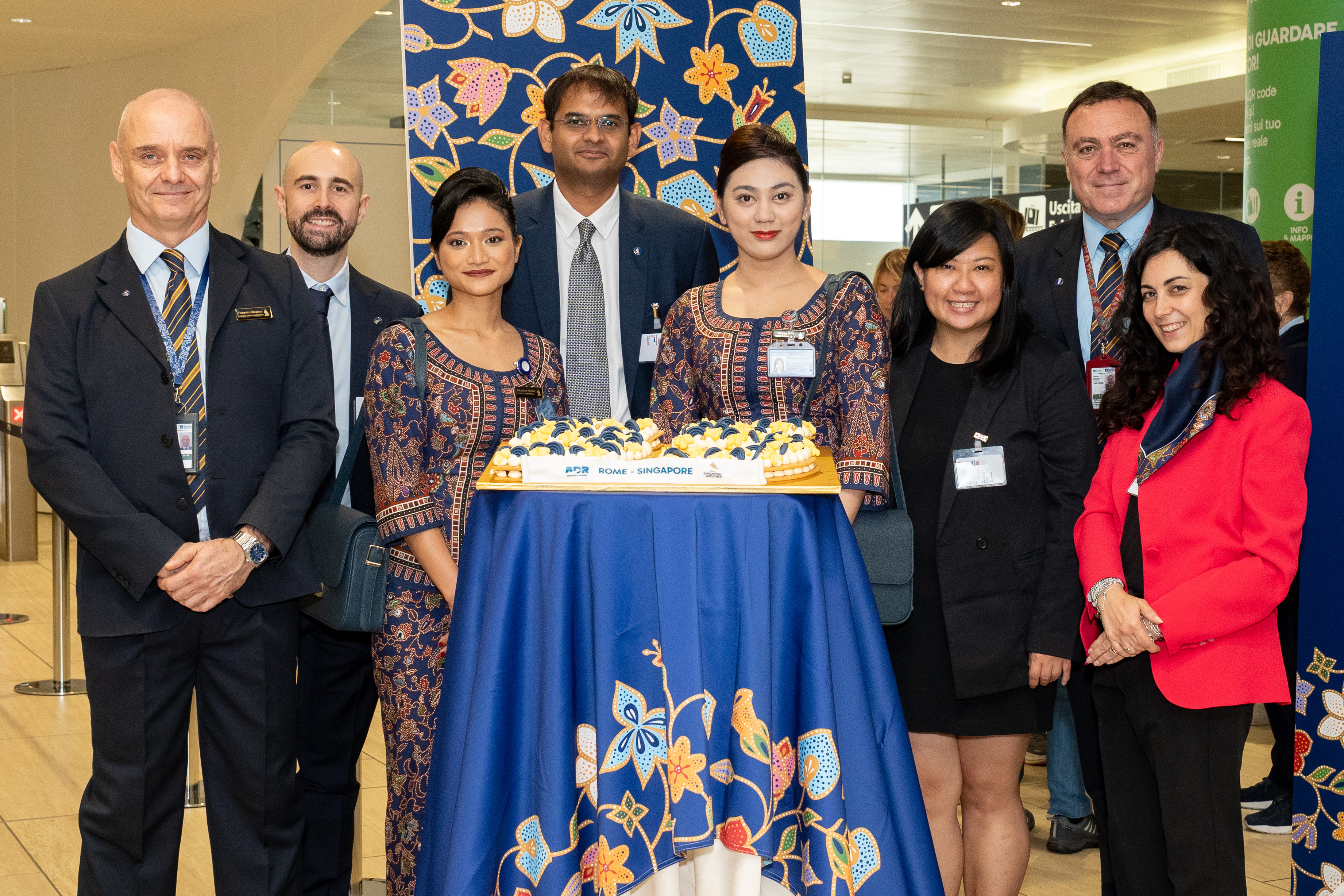 Immagine Singapore Airlines e Roma Fiumicino celebrano 55 anni di partnership