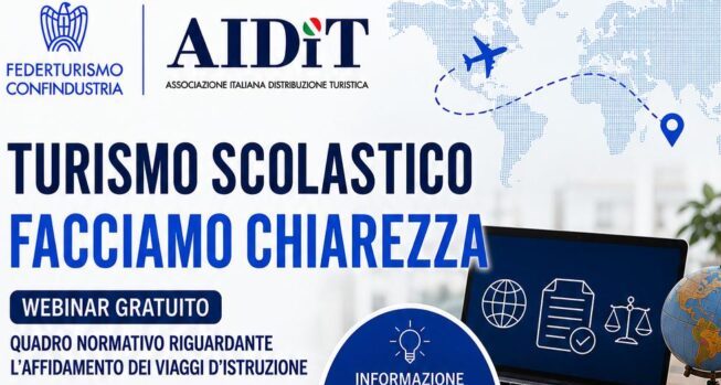 Immagine Turismo scolastico: Aidit chiarisce le regole dei viaggi di istruzione