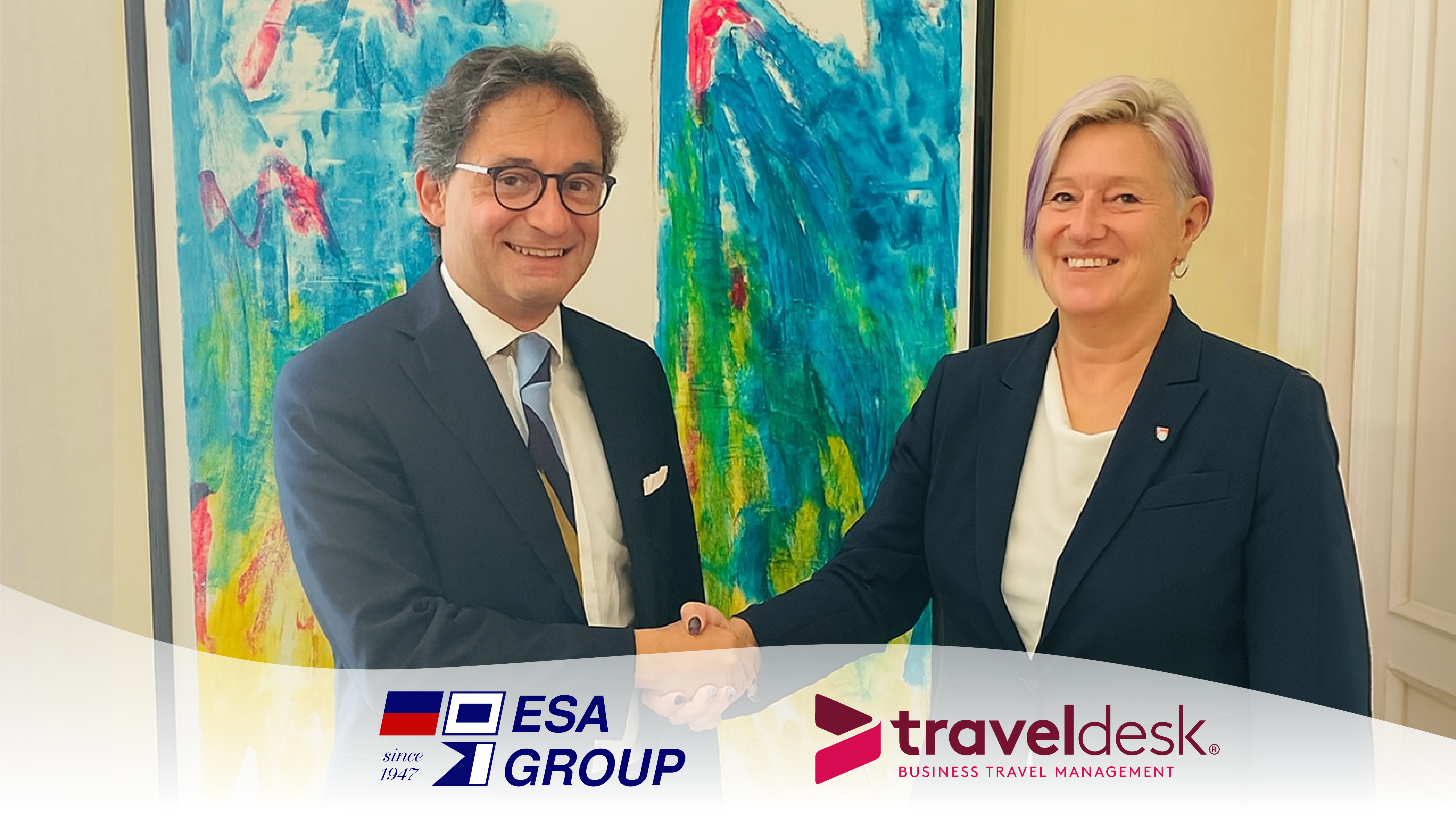 Immagine di sfondo della pagina TravelDesk entra in ESA Group e dà vita a un nuovo polo del business travel da 35 milioni di euro