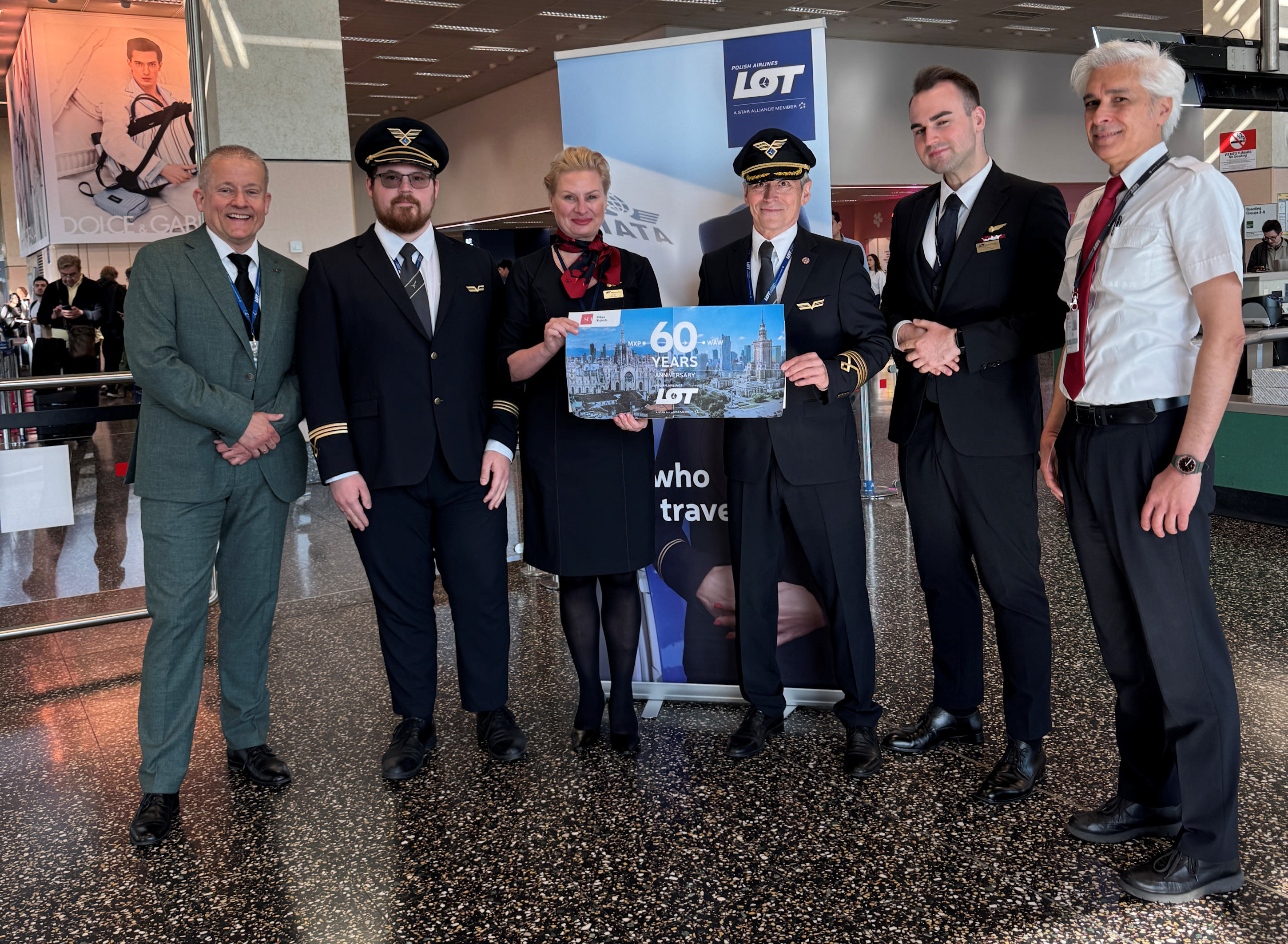 Immagine LOT Polish Airlines celebra 60 anni della rotta Milano–Varsavia