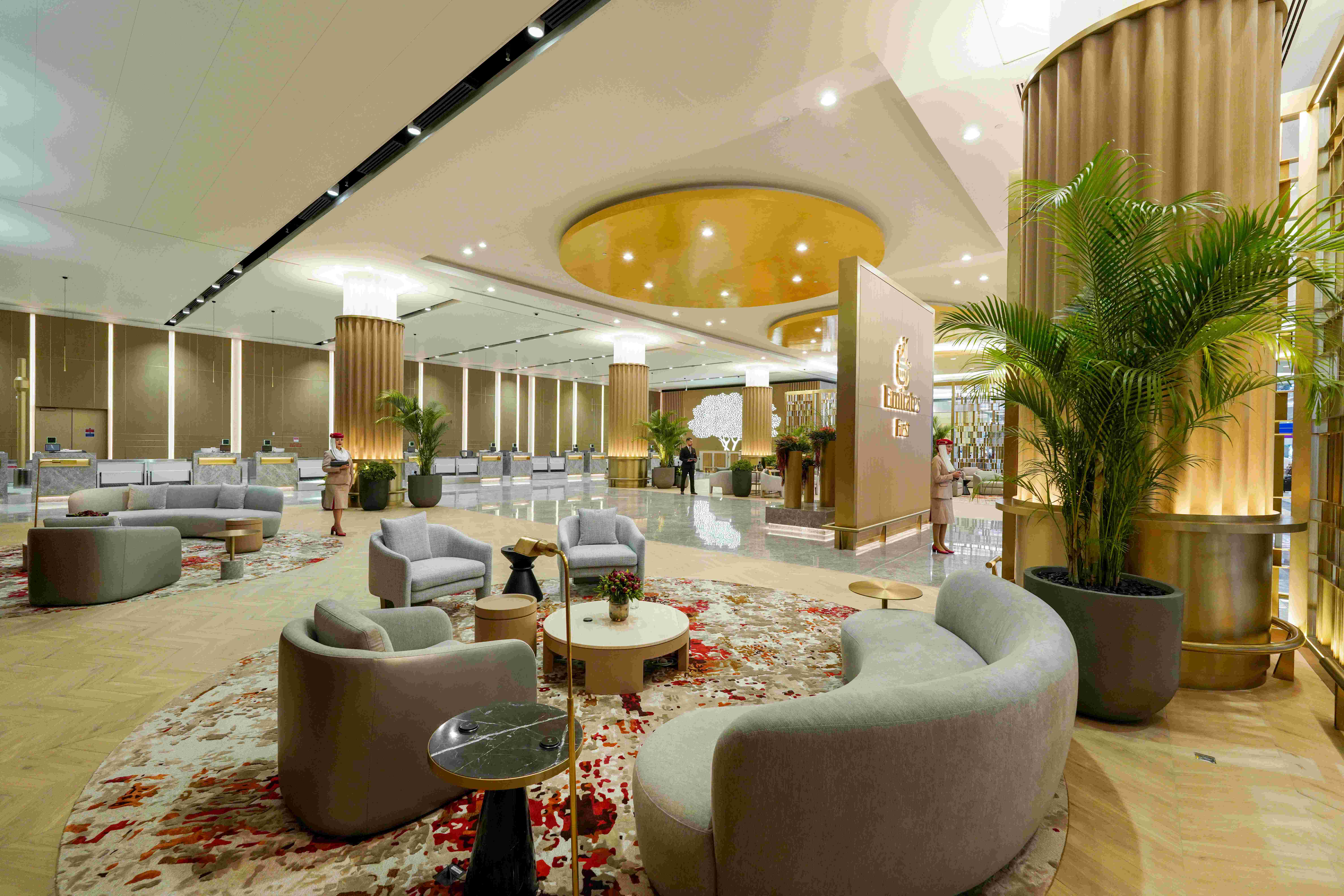 Immagine di sfondo della pagina Emirates First: il nuovo check-in di lusso per i passeggeri di Prima Classe