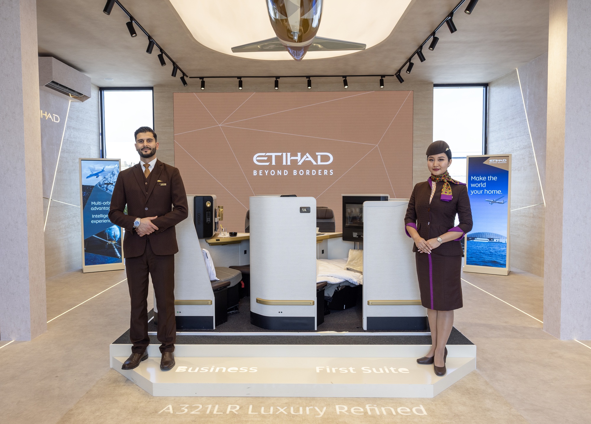 Immagine Dubai Airshow 2025: Etihad Airways presenta il nuovo Airbus A321LR