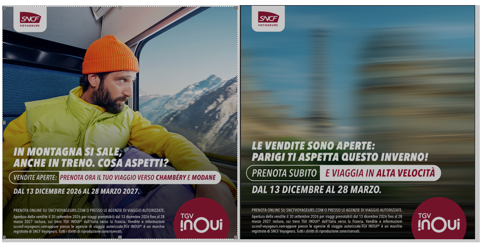 Immagine TGV INOUI, aperte le vendite per Parigi e le Alpi francesi fino a marzo 2027
