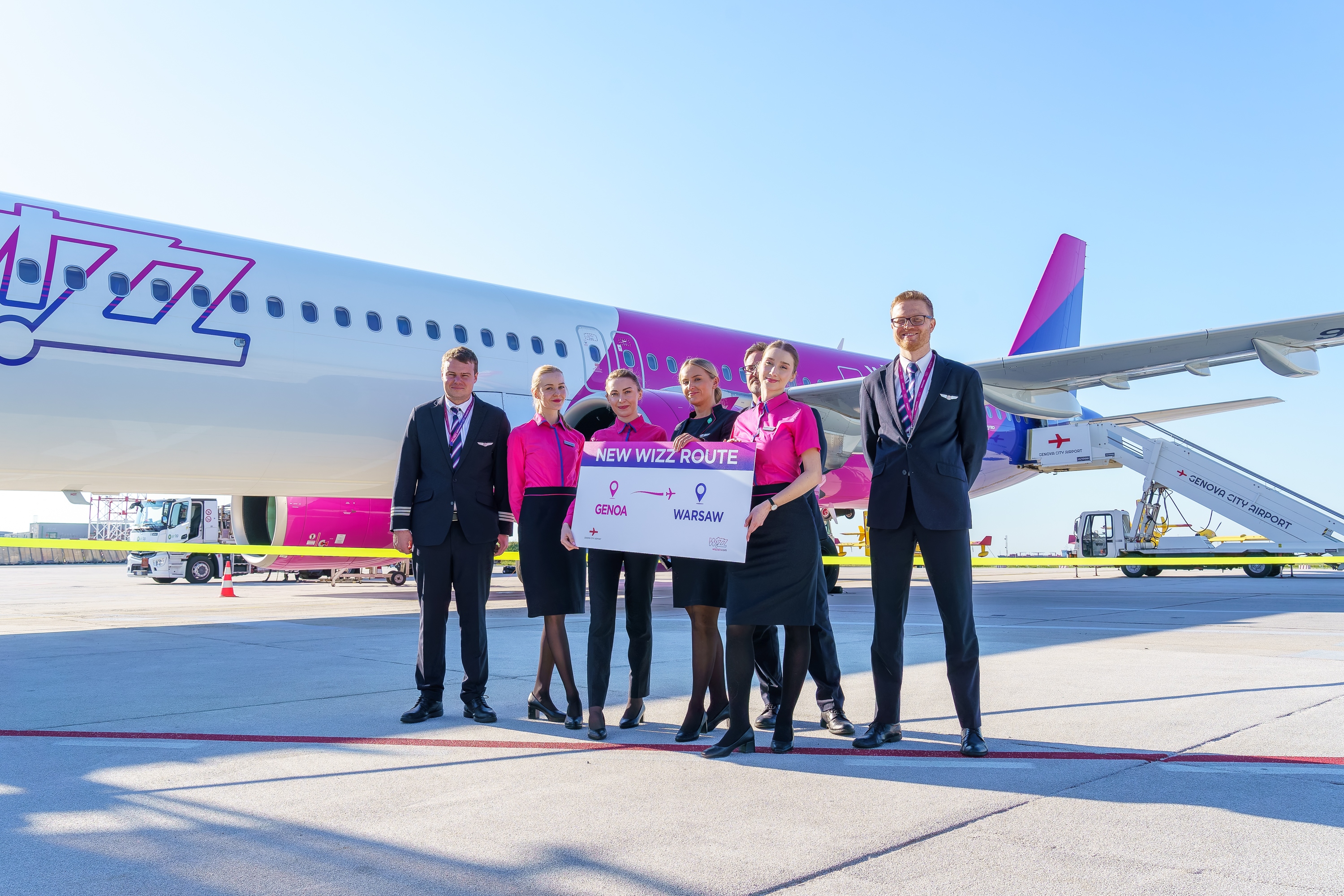Immagine di sfondo della pagina Wizz Air e Aeroporto di Genova inaugurano la nuova rotta Genova-Varsavia