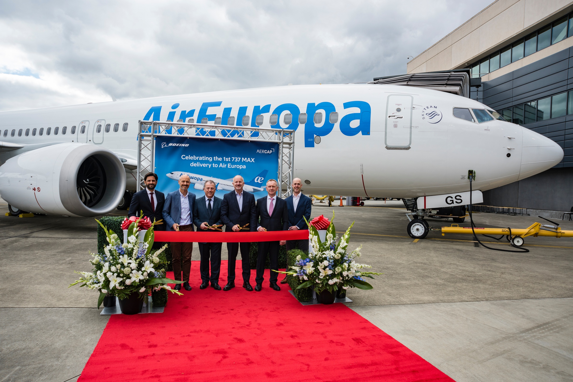 Immagine di sfondo della pagina Flotta più green ed efficiente: arriva il primo Boeing 737 MAX di Air Europa