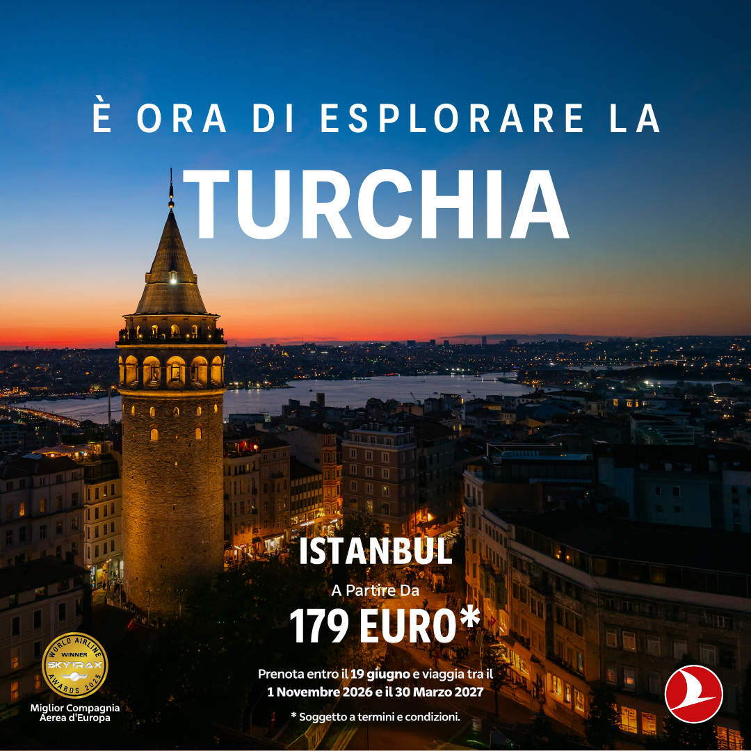 Immagine Early Bird Turkish Airlines: tariffe promozionali per Istanbul e la Turchia