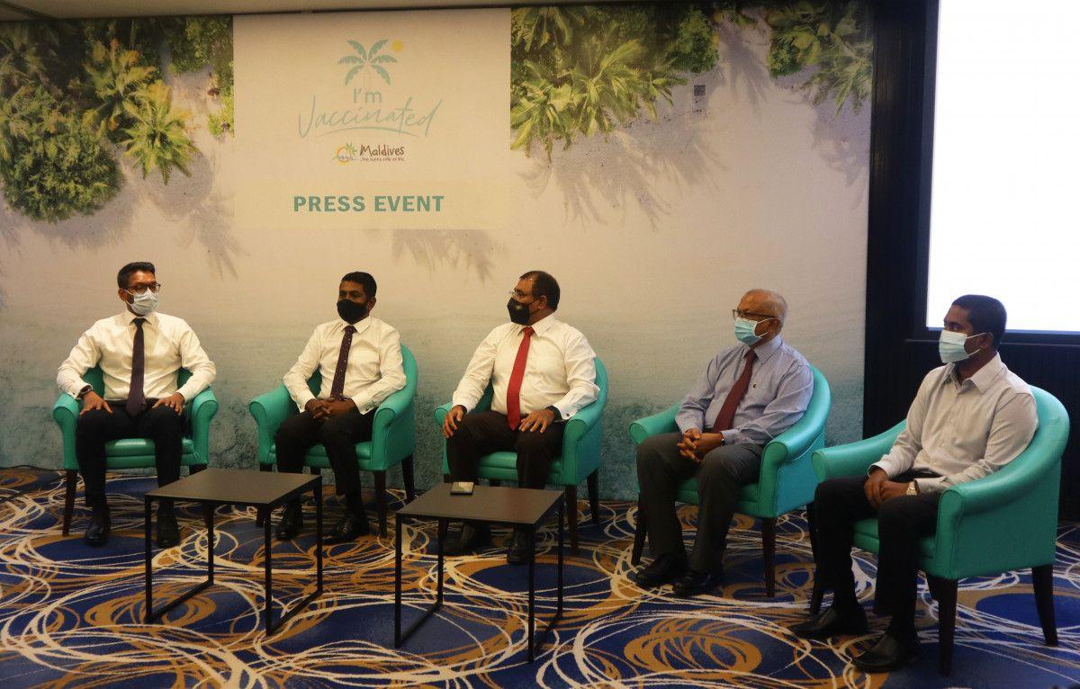 Immagine di sfondo della pagina I'm Vaccinated, la nuova campagna delle Maldive