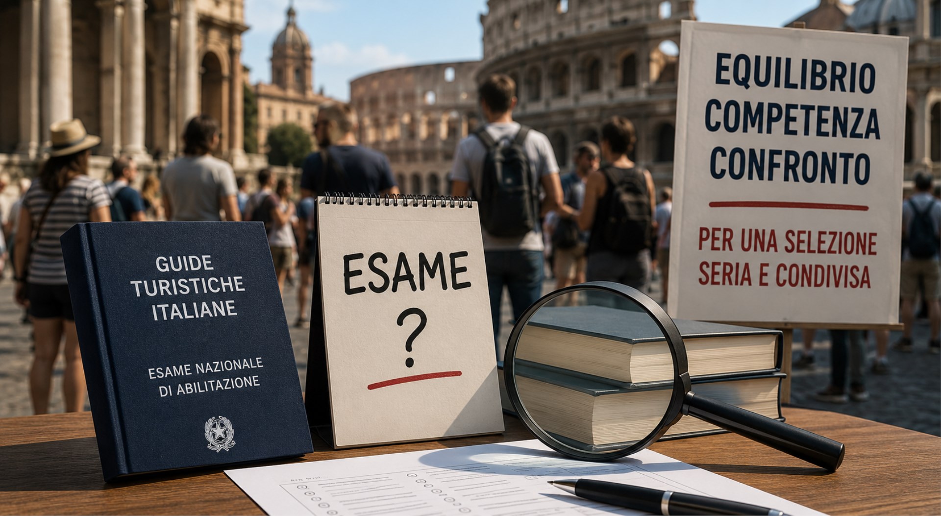 Immagine di sfondo della pagina Guide turistiche, nuove contestazioni sull’esame di abilitazione: sotto osservazione anche le prove orali