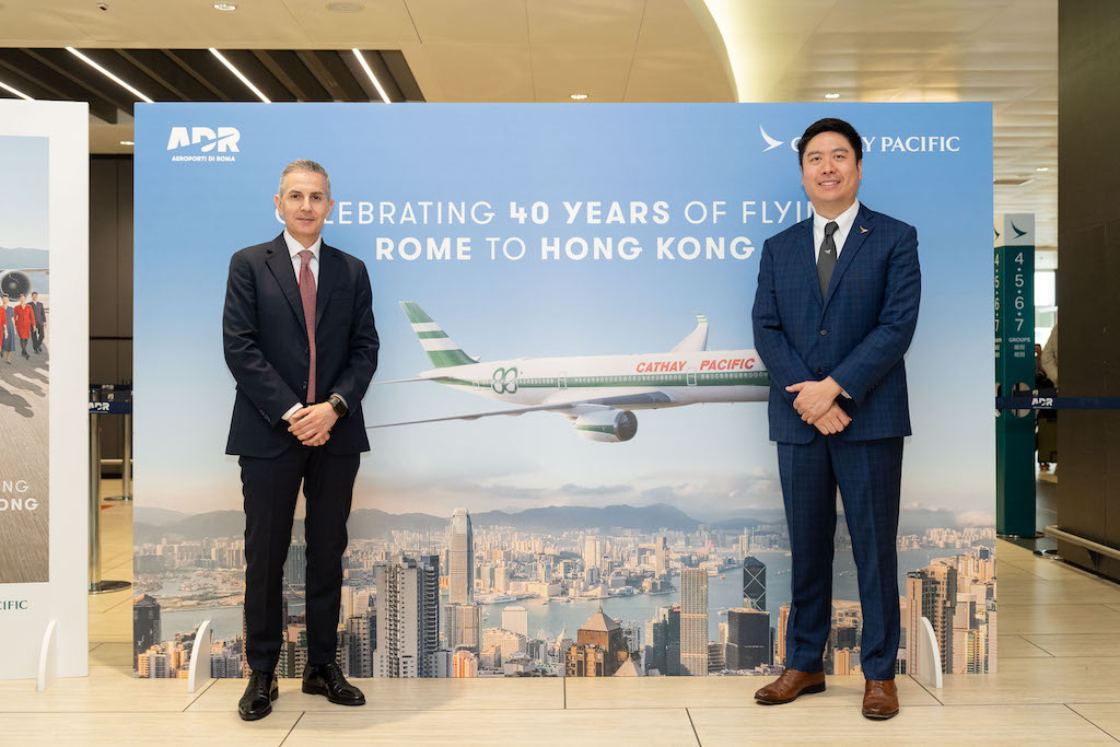 Immagine Cathay Pacific celebra a Roma 40 anni di voli dall’Italia