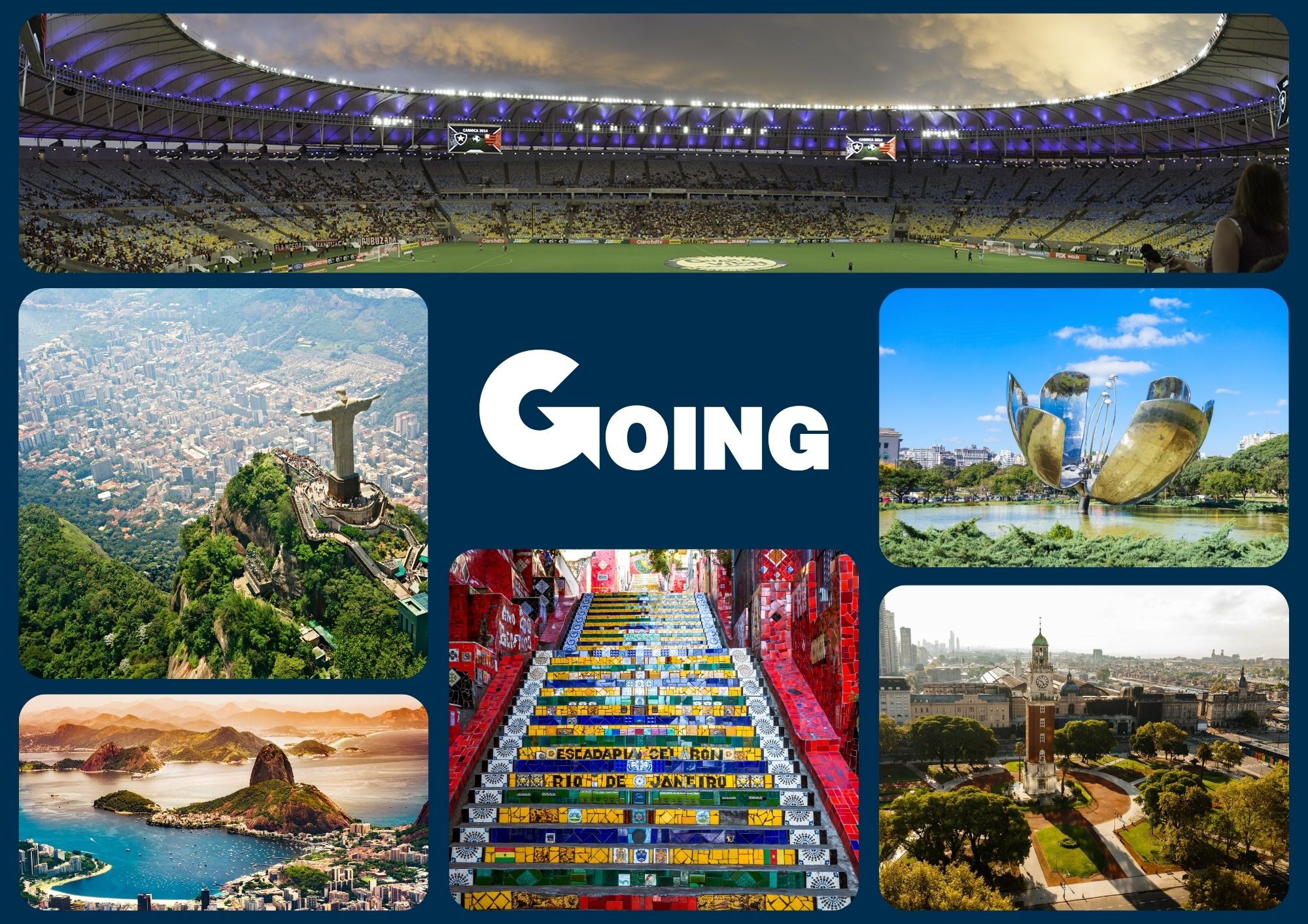 Immagine di sfondo della pagina Nel cuore del fútbol sudamericano: il nuovo itinerario di Going tra stadi‑mito e street food