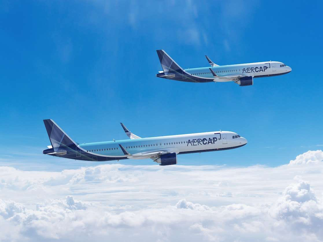 Immagine di sfondo della pagina AerCap rafforza la flotta con 100 nuovi aeromobili Airbus A320neo e A321neo