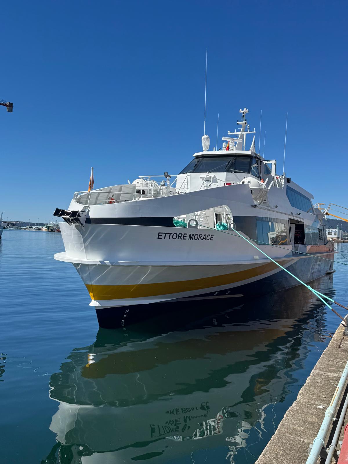 Immagine Liberty Lines completa la flotta ibrida: arriva a Trapani la Ettore Morace