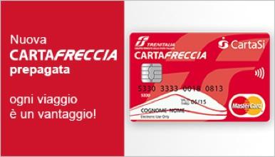 Immagine di sfondo della pagina Trenitalia- CartaSi, CartaFreccia cambia pelle 