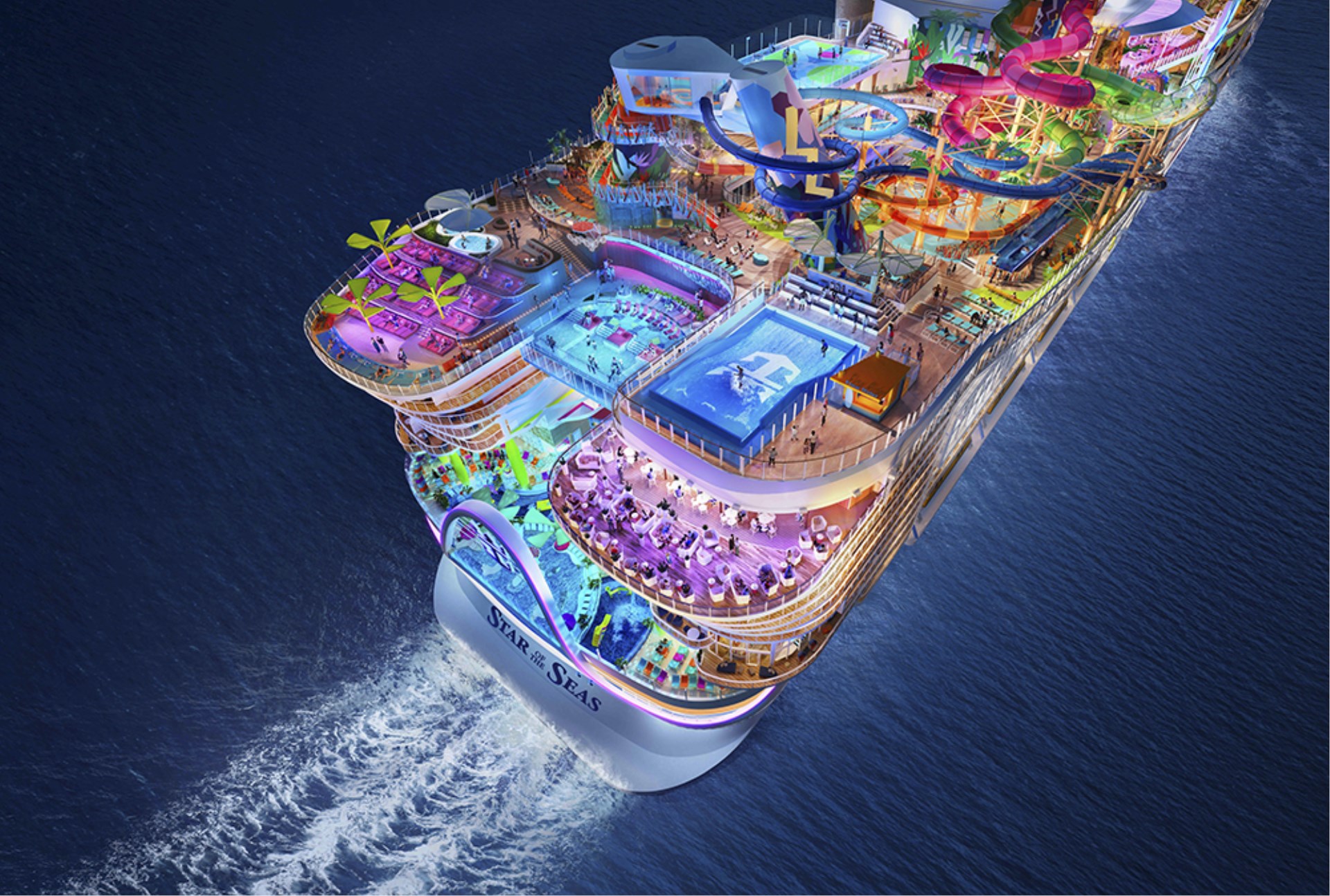 Immagine di sfondo della pagina Royal Caribbean alza il sipario su Star of the Seas
