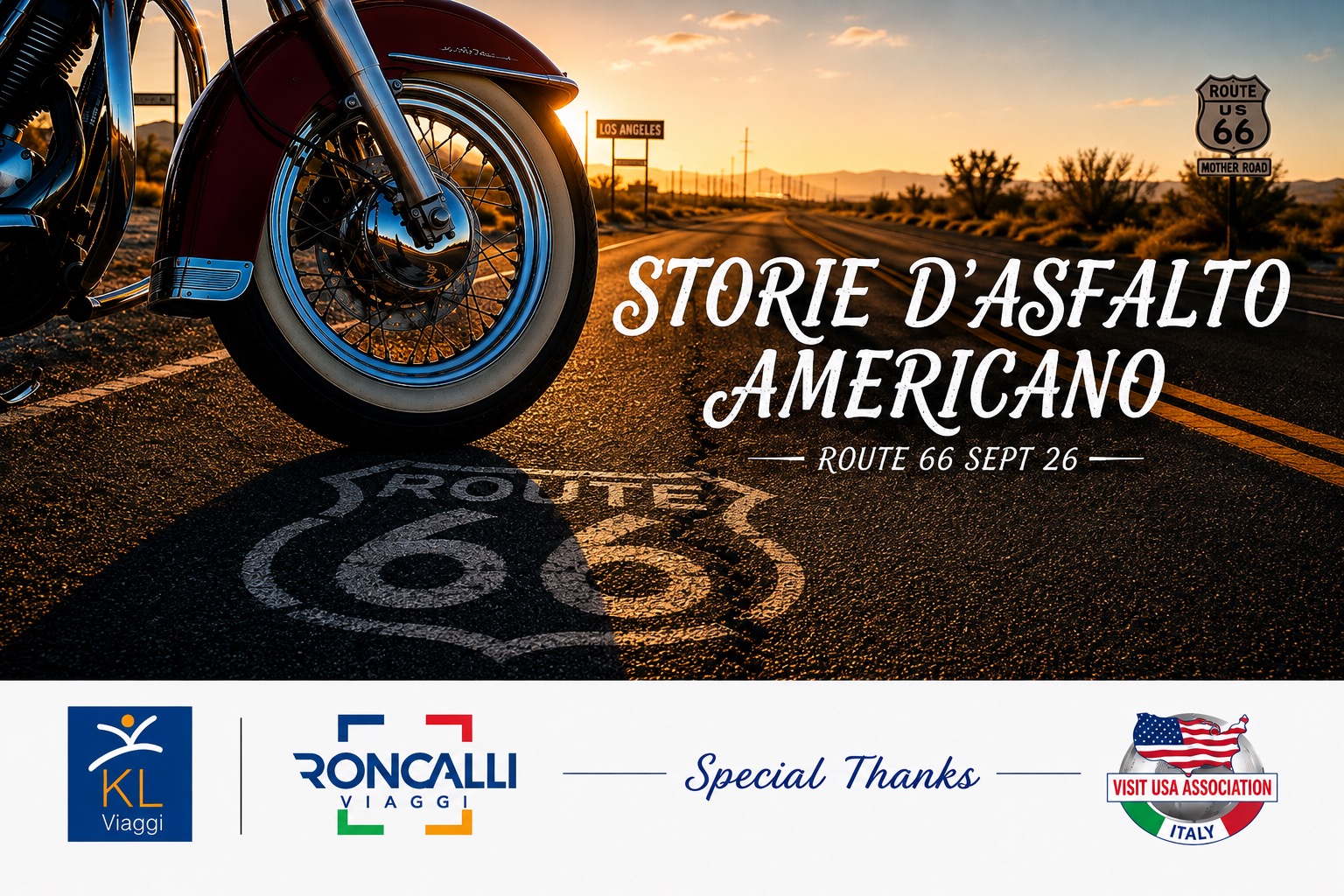 Immagine Route 66, un secolo di strada e un viaggio da raccontare: Glauco Auteri presenta “Storie d’asfalto americano”