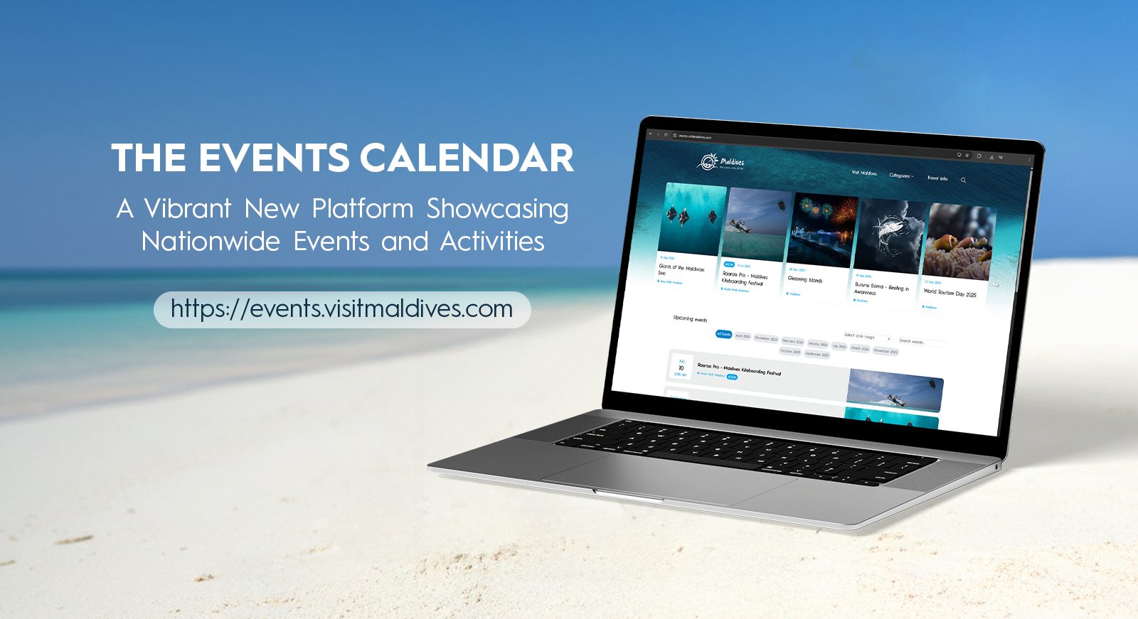 Immagine di sfondo della pagina Visit Maldives lancia “The Events Calendar”, la piattaforma che mette in mostra gli eventi dell’arcipelago