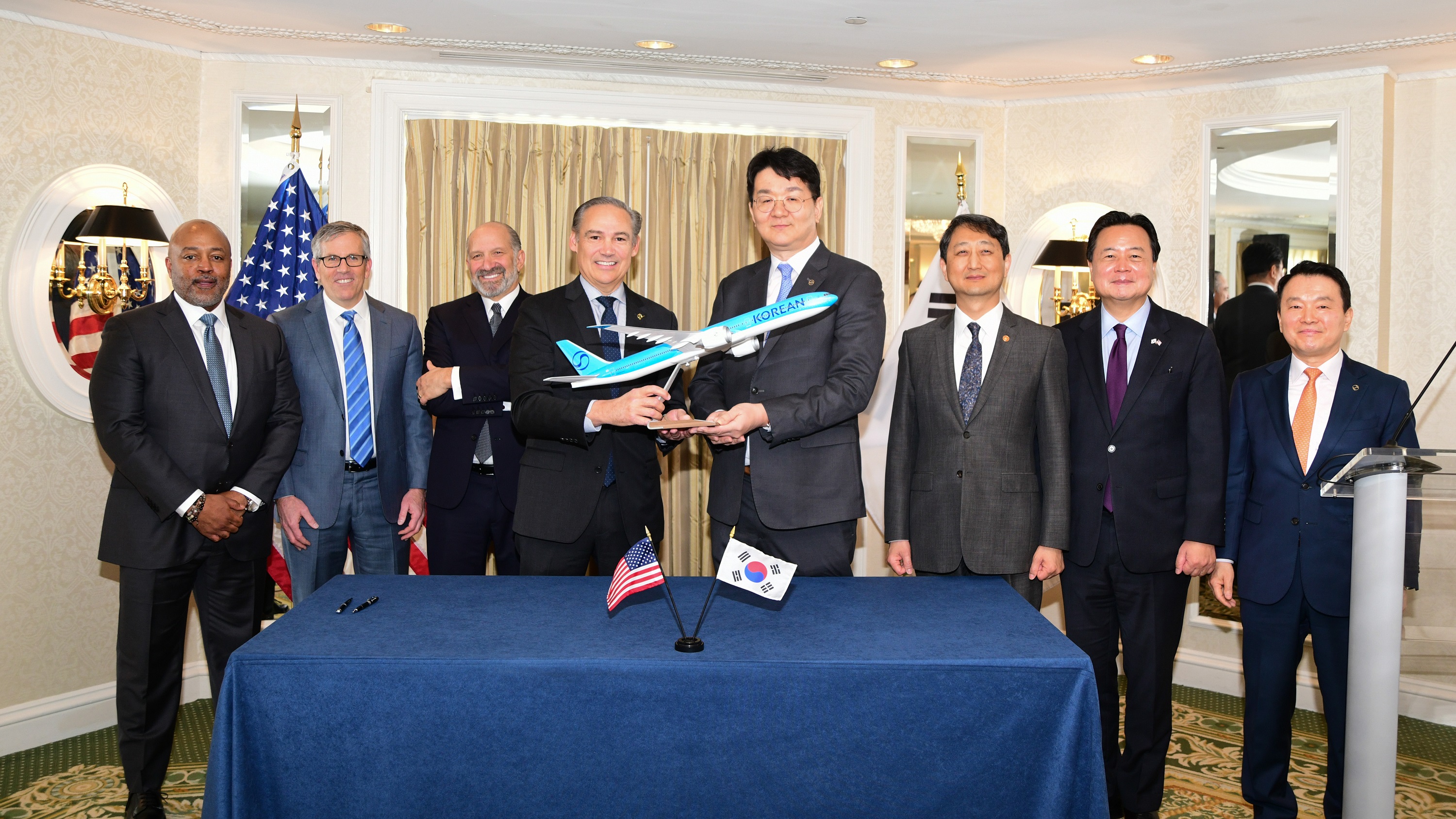 Immagine Korean Air rafforza la partnership con Boeing e GE Aerospace