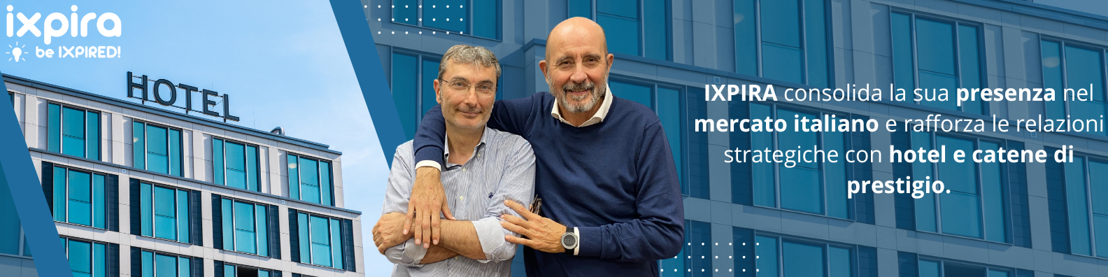 Immagine di sfondo della pagina Ixpira accelera la crescita in Italia: nuove partnership e strategie innovative per il turismo