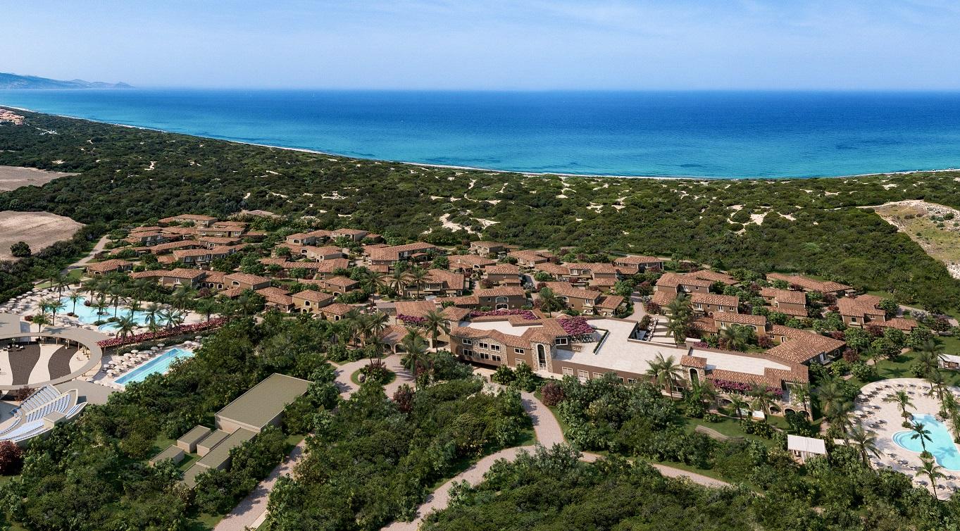 Immagine di sfondo della pagina Bluserena, nuova struttura in Sardegna