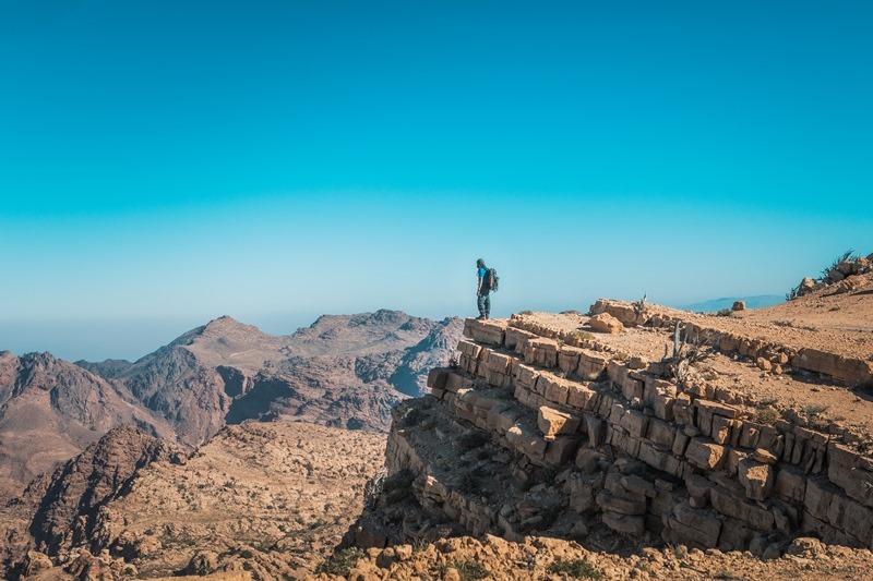 Immagine di sfondo della pagina Jordan Trail: completata la segnaletica fino ad Aqaba